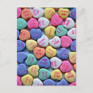 Sweetheart Snoep Gezegden Valentijnsdag Kaart