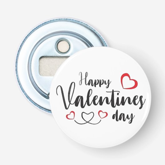 Sweetheart Statement - Heartfelt Badge Button Flesopener (Voorkant)