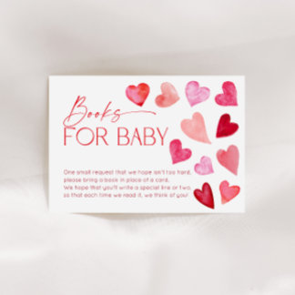 Sweetheart Valentine Hearts Books for Baby Informatiekaartje
