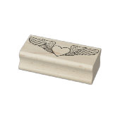 Sweetheart Wings Militaire Spouse Stempel (Stempel)