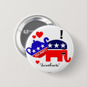 Sweethearts - Button (Voorkant /achterkant)