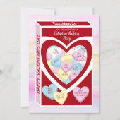 Sweethearts Candy Box Valentines Party Invitation (Devant)