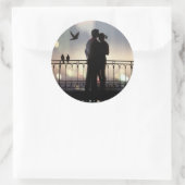 Sweethearts Ronde Sticker (Tas)