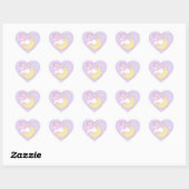 Sweetie Dreams Eenhoorn Hart Sticker (Vel)