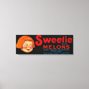 Sweetie Melon LabelPhoenix, AZ Canvas Afdruk