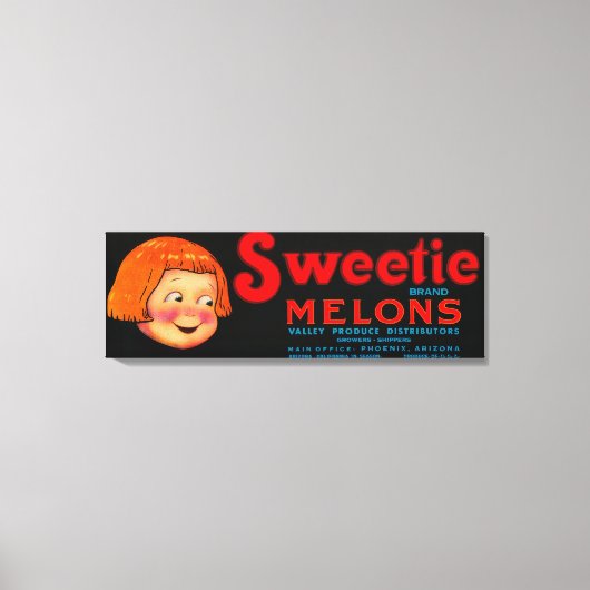 Sweetie Melon LabelPhoenix, AZ Canvas Afdruk (Voorkant)