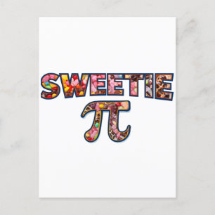 Sweetie Pi (gevuld met snoepjes) Briefkaart
