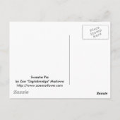 Sweetie Pie Briefkaart (Achterkant)