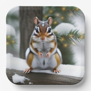 Sweetie Pie Chipmunk Papieren Bordje