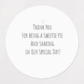 Sweetie Pie Labels (Design 1)