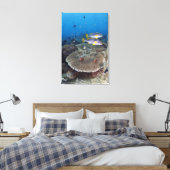 Sweetlip Fish Canvas Afdruk (Insitu (Slaapkamer))