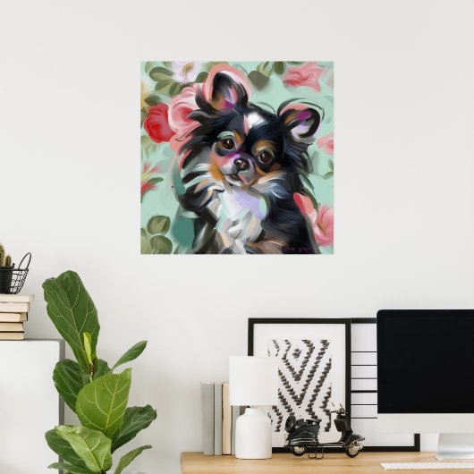 'Sweetness' Chihuahua dog art print (Thuiskantoor)