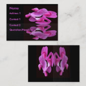 SweetPea Visitekaartje (Voorkant / Achterkant)