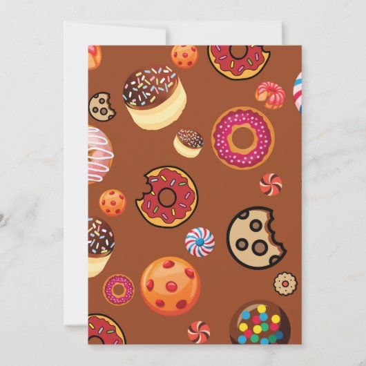 Sweets 3 bedankkaart (Voorkant)