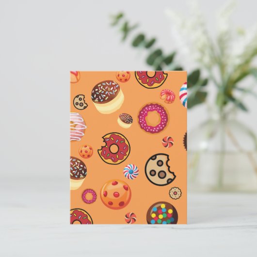 Sweets 6 briefkaart (Staand voorkant)