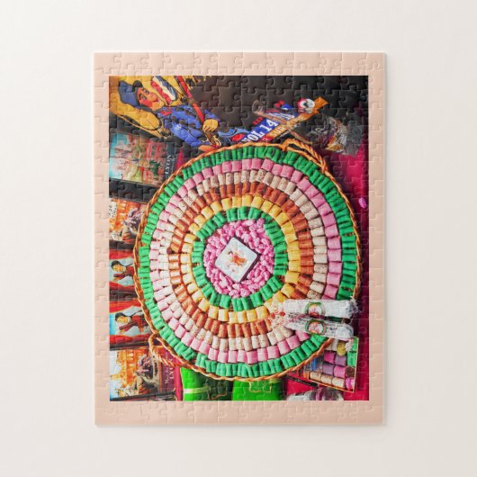 Sweets in Lyon, Frankrijk Legpuzzel (Verticaal)