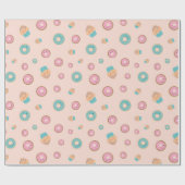 Sweets is Sweet Peach Cadeaupapier (Vlak)