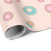 Sweets is Sweet Peach Cadeaupapier (Rol Hoek)