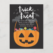 Sweets & Traitements Invitation Halloween (Devant)