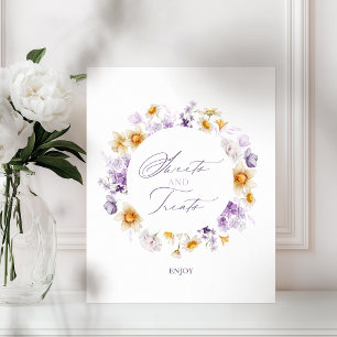 Sweets & Traitements - Poster de table de dessert