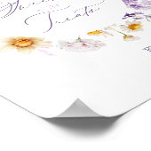 Sweets & Traitements - Poster de table de dessert (Coin)