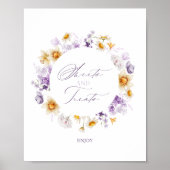 Sweets & Traitements - Poster de table de dessert (Devant)
