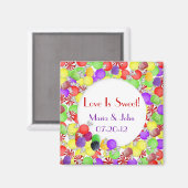 Sweets Wedding Magnet Magneet (Voorkant / Achterkant)