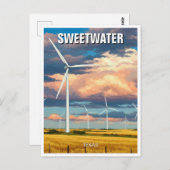 Sweetwater Texas Reizen Briefkaart (Voorkant / Achterkant)