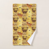 Sweey Bears and Bees 3D Motif sans couture (Serviette à main)