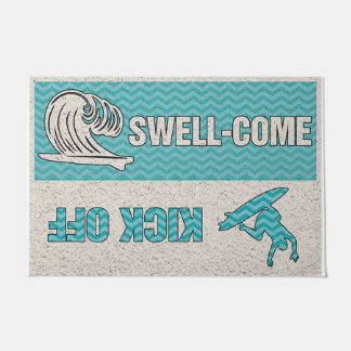 Swell come Kick off Mat, Fuuny Beach House Decor Deurmat