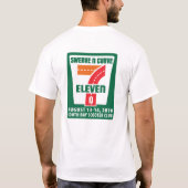 Swerve N Curve #11 T-Shirt (Achterkant)