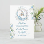 Swet Silly Goose Reading Baby Shower Invitation (Debout devant)