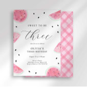Sweto Be 3 Watermelon Troisième Invitation Anniver