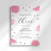Sweto Be 3 Watermelon Troisième Invitation Anniver