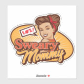 Swey Mommy Logo Original Die Cut Sticker (Feuille)