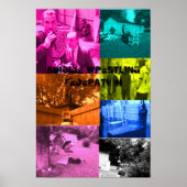 swf-poster met verschillende kleuren poster (Voorkant)