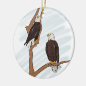 SWFEC Bald Eagle Couple Holiday Ornament (Links)