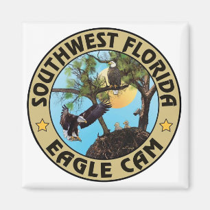 SWFLEagleCam Logo Magnet (DIVERSE VORMEN) Magneet