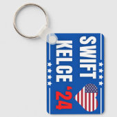 Swift Kelce 24 Heart Sleutelhanger (Voorkant)