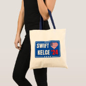 Swift Kelce 24 Heart Tote Bag (Voorkant (product))