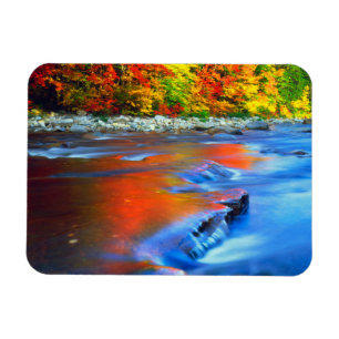 Swift River reflecterende herfstkleuren Magneet