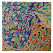 "Swift Sanctuary" (schilderij) Tegeltje (Voorkant)