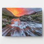 Swiftcurrent Herfsten | Nationaal park Glacier Mon Fotoplaat (voorkant)