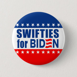 "SWIFTIES voor BIDEN" Ronde Button 5,7 Cm