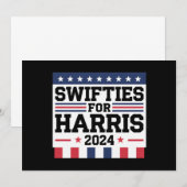 Swifties voor Kamala Harris 2024 Kaart (Voorkant / Achterkant)