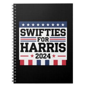 Swifties voor Kamala Harris 2024 Stemsteun Notitieboek