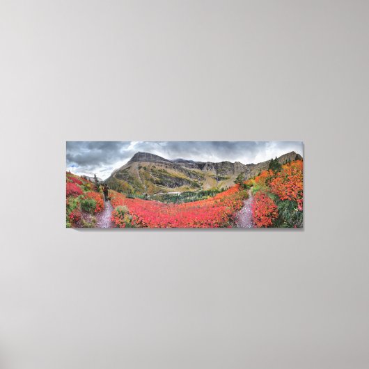 Swiftstroompas - Nationaal Park Glacier Canvas Afdruk (Voorkant)