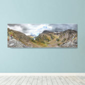 Swiftstroompas Trail 2 - Nationaal Park Glacier Canvas Afdruk (Insitu (Houten vloer))