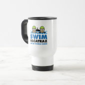 Swim Alcatraz Café Voyage Mug (Devant gauche)