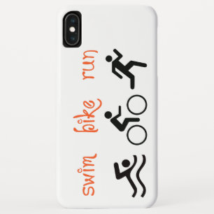 Swim Bike Run iPhone XS Max Hoesje